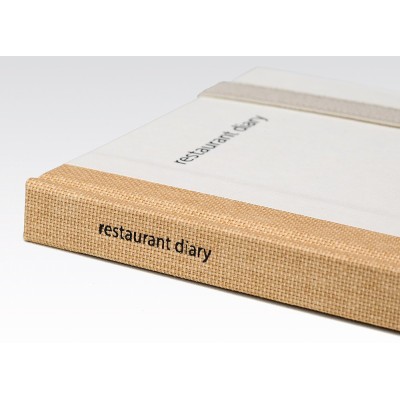 TACCUINO RISTORANTI      10,5X15,5CM BIANCO