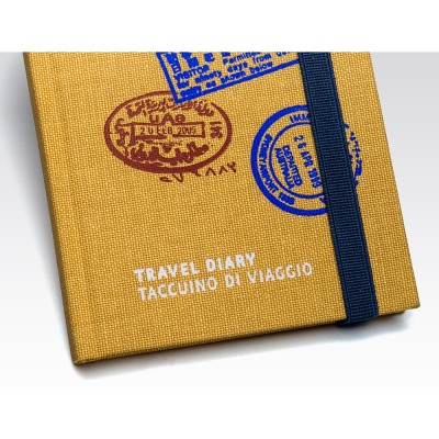 TACCUINO DI VIAGGIO TELA SENAPE