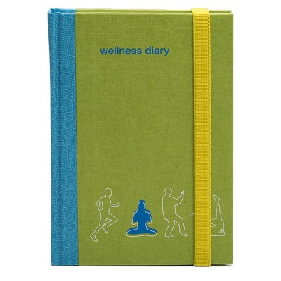 TACCUINO DEL WELLNESS    10,5X15,5CM PISTACCHIO