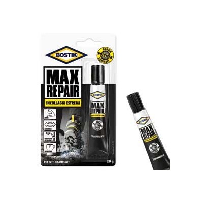 ADESIVO UNIVERSALE 20GR BOSTIK MAX REPAIR TRASPARENTE