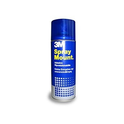 ADESIVO SPRAY 3M MOUNT RIPOSIZIONABILE - TRASPARENTE 400ML
