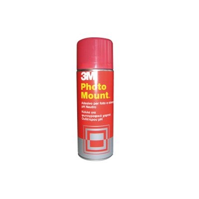 ADESIVO SPRAY 3M PHOTO MOUNT ALTA QUALITA - TRASPARENTE 400ML