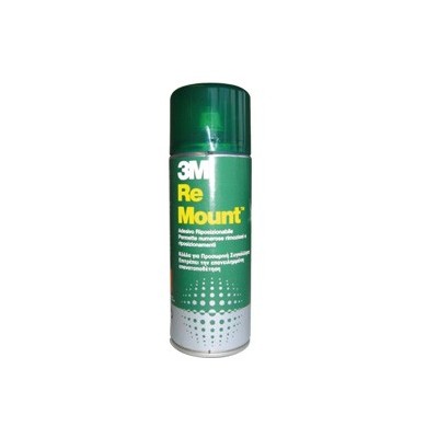 ADESIVO SPRAY 3M RE-MOUNT RIMOVIBILE - TRASPARENTE 400ML