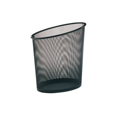 CESTINO 18LT MESH NERO IN RETE METALLICA ALBA
