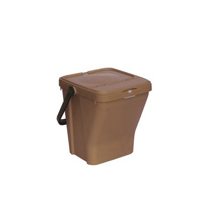 Contenitore portarifiuti Eco-Top 35Lt marrone
