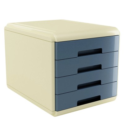 78613 CASSETTIERA VINTAGEAZZURRA 4CASS 30X39X28H