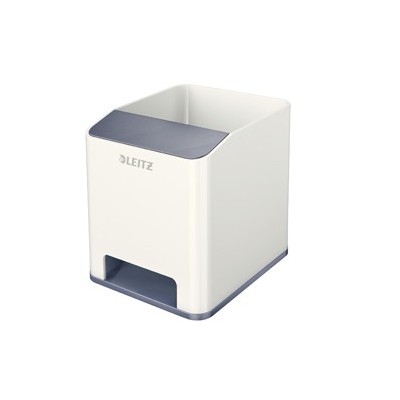 PORTAPENNE CON AMPLIFICATORE DEL SUONO WOW GRIGIO LEITZ