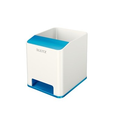 PORTAPENNE CON AMPLIFICATORE DEL SUONO WOW BLU LEITZ