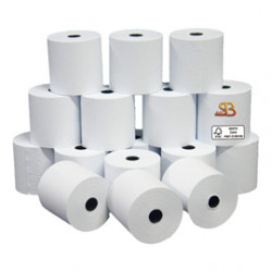 Blister 10 rotoli carta neutra 60gr 74mm x 35mt 60mm per Calcolatrice