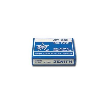SCATOLA 1000 PUNTI ZENITH 130/E (6/4) IN ACCIAIO NATURALE
