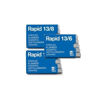 SCATOLA 5000 PUNTI RAPID 13/6 GALVANIZZATI