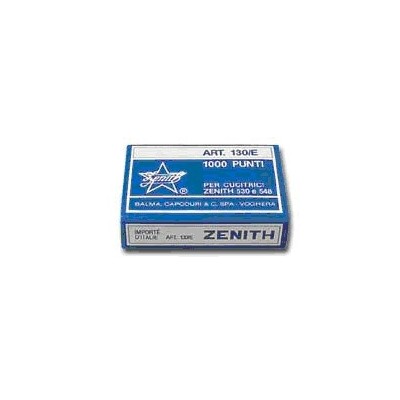 SCATOLA 1000 PUNTI ZENITH 130/E S100 (6/4) IN ACCIAIO NATURALE