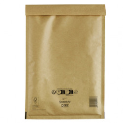 100 Buste imbottite GOLD A 11x16cm UTILE avana - conf.risparmio MAIL LITE