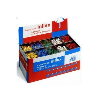 SCATOLA 50 PUNTINE GIALLO INFLEX