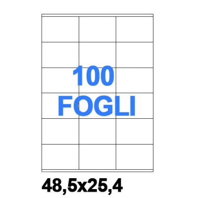 SC.100 FG ETICHETTE LASER 48,5 X 25,4    PN101620