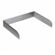 00555 GUIDA FERMAVASSOI  INOX SATINATO