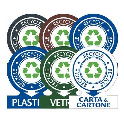 CF.6 ETICHETTE PER RACCOLTA DIFFERENZIATA