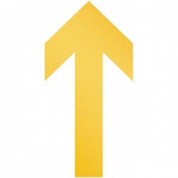 06920 SEGNALETICA SAGOM. "FRECCIA" 10X0,02X20CM