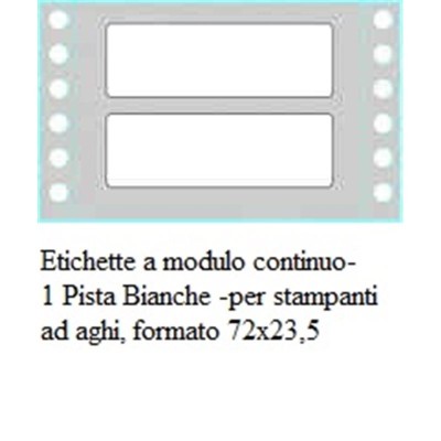 SC.6000 FG ETICHETTE 1 CORSIA 72X23,5 MARKIN TABU