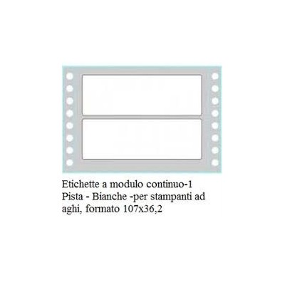 SC4000 ETICHETTE 1 CORSIA 107X36,2 MARKIN tabu