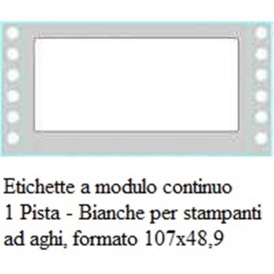 SC.3000 FG ETICHETTE 1 CORSIA 107X48,9 MARKIN TABU