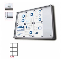 02279 BACHECA 9XA4 VERT. ANTE SCORR. 72X98,2X5,9
