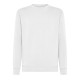 FELPA GIROCOLLO          COT/POLY WHITE  TG.S