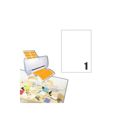 ETICHETTE ARANCIO FLUO 70FG A4 1ET/FG 210X297 TICO