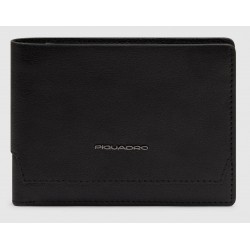 PORTAFOGLIO IN PELLE CON PORTAMONETE PU257S141/N