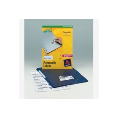 ETICHETTE LASER BIANCHE RIMOVIBILI L4743REV-25FG (12ET/FG 99,1X42,3) AVERY