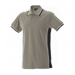 POLO ANKARA GRIGIO/NERO COTONE TG.XL 210GR