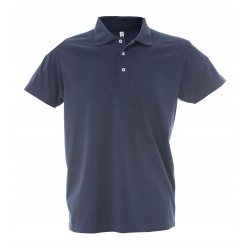 POLO 100%COT.JERSEY 170GRMOD.DUBAI BLU NAVY TG XXL