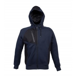 FELPA C/CAPPUCCIO POLONIAUOMO COL BLU NAVY TG.S