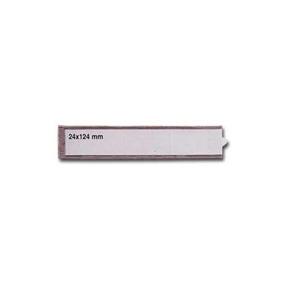6 PORTAETICHETTE ADESIVE IES B3 24X124MM SEI