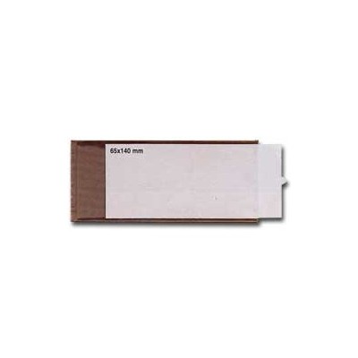 2 PORTAETICHETTE ADESIVE IES A4 65X140MM SEI