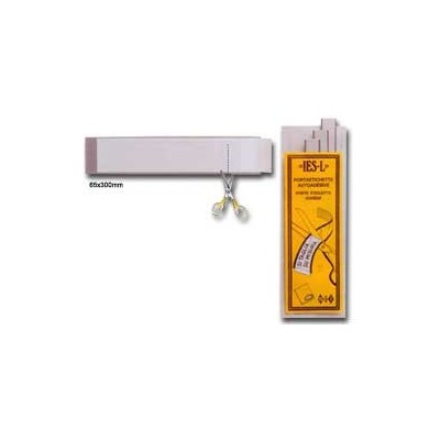10 PORTAETICHETTE ADESIVE IES L65 65X300MM SEI