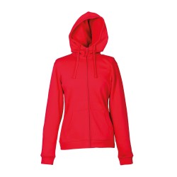 FELPA OKLAHOMA LADY ROSSO C/CAPPUC. TG XL