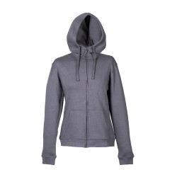 FELPA OKLAHOMA LADY GRIG.SCURO C/CAPPUC. TG.L