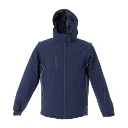 GIUBBOTTO LOCARNO BLU SOFTSHELL+MAN.ST. TG.M