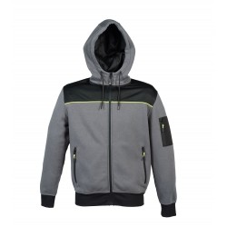 FELPA C/CAPPUCCIO OREGON COL GREY TG.L