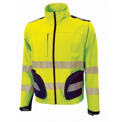 GIACCA BEA ALTA VISIBILITSTRETCH GIALLA TG.XL