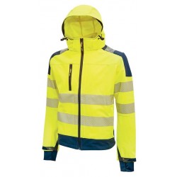 GIACCA SOFTSHELLTI MIKY IMPERM.GIALLA TG.L