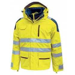 GIACCA SOFTSHELLTI MIKY IMPERM.GIALLA TG.S