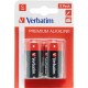 BLISTER 2 BATTERIE R14R PANASONIC MEZZA TORCIA