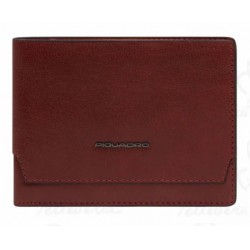 PORTAFOGLIO IN PELLE CON PORTAMONETE PU257S141/CU