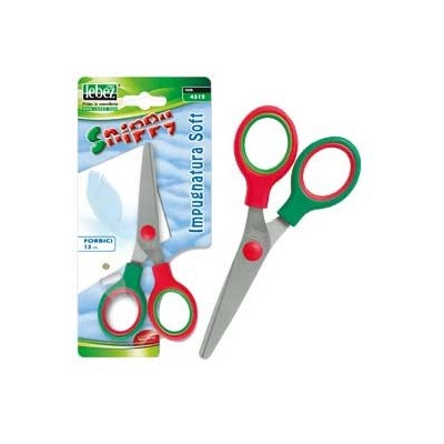 FORBICI SNIPPY SOFT 13CM PUTA TONDA COLORI ASS. ART.4512