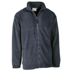 PILE ZIP TOTALE 280GR. TG.L 100% POLI-COL.BLU