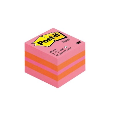 MINI CUBO 3M Post-it Notes 2051-P Neon ROSA/ARANCIO