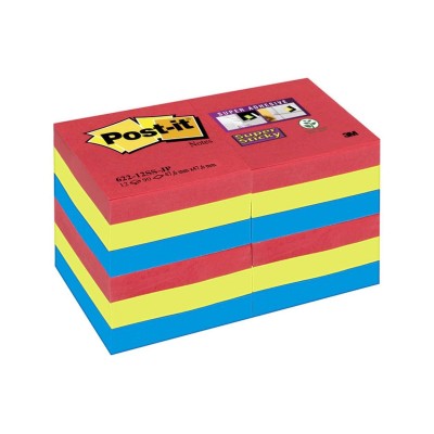 BL.12 Post-it Notes Super Sticky 622 BORA BORA 3M