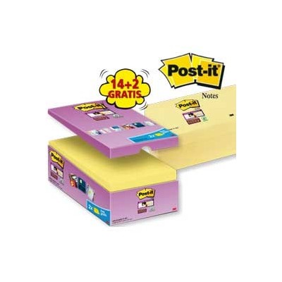 VALUE PACK 14+2 BLOCCO 90fg Post-it 76x127mm
